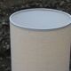 Green-grey ceramic lamp, mineral style – H37