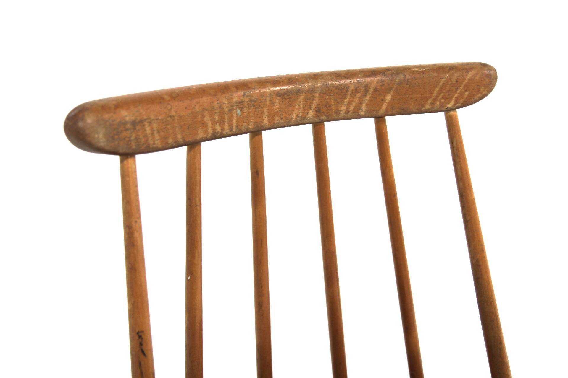 Chaise scandinave"pinnstol" Fanett par Ilmari Tapiovaara, Suède, 1960