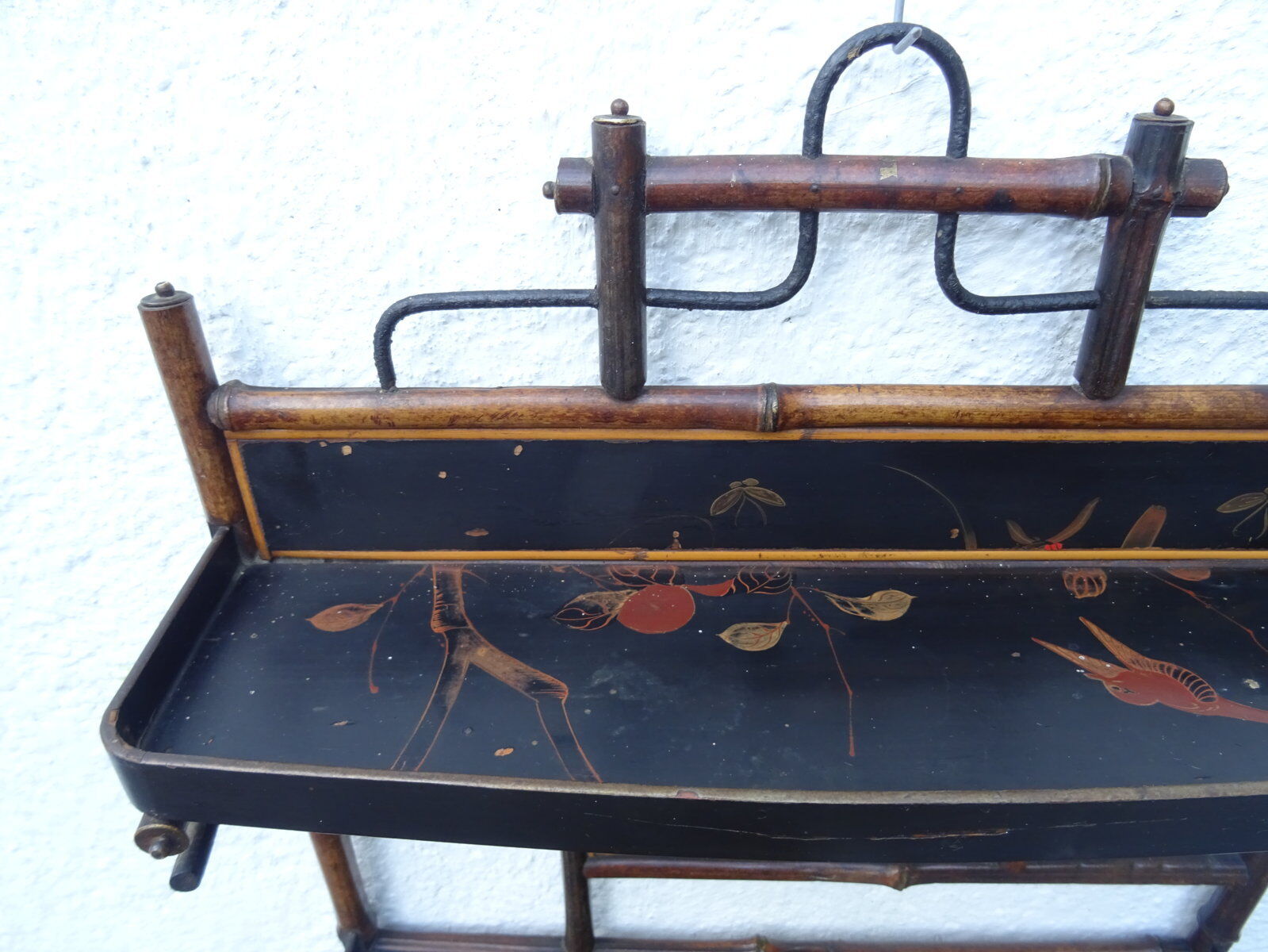 Napoleon 3 lacquered wooden wall shelf