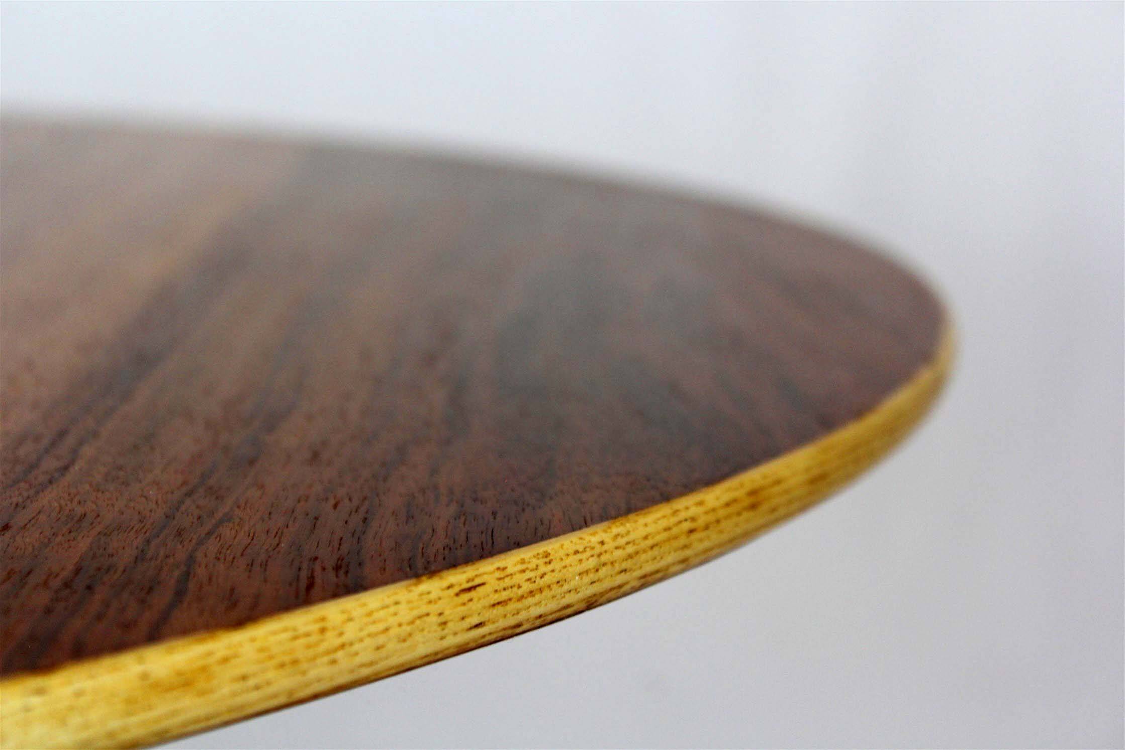 Mid-century modern round tulip dining table, restored by Drevotvar, 1960s.