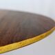 Mid-century modern round tulip dining table, restored by Drevotvar, 1960s.