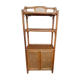 Rattan shelf