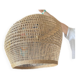 Wicker light fixture