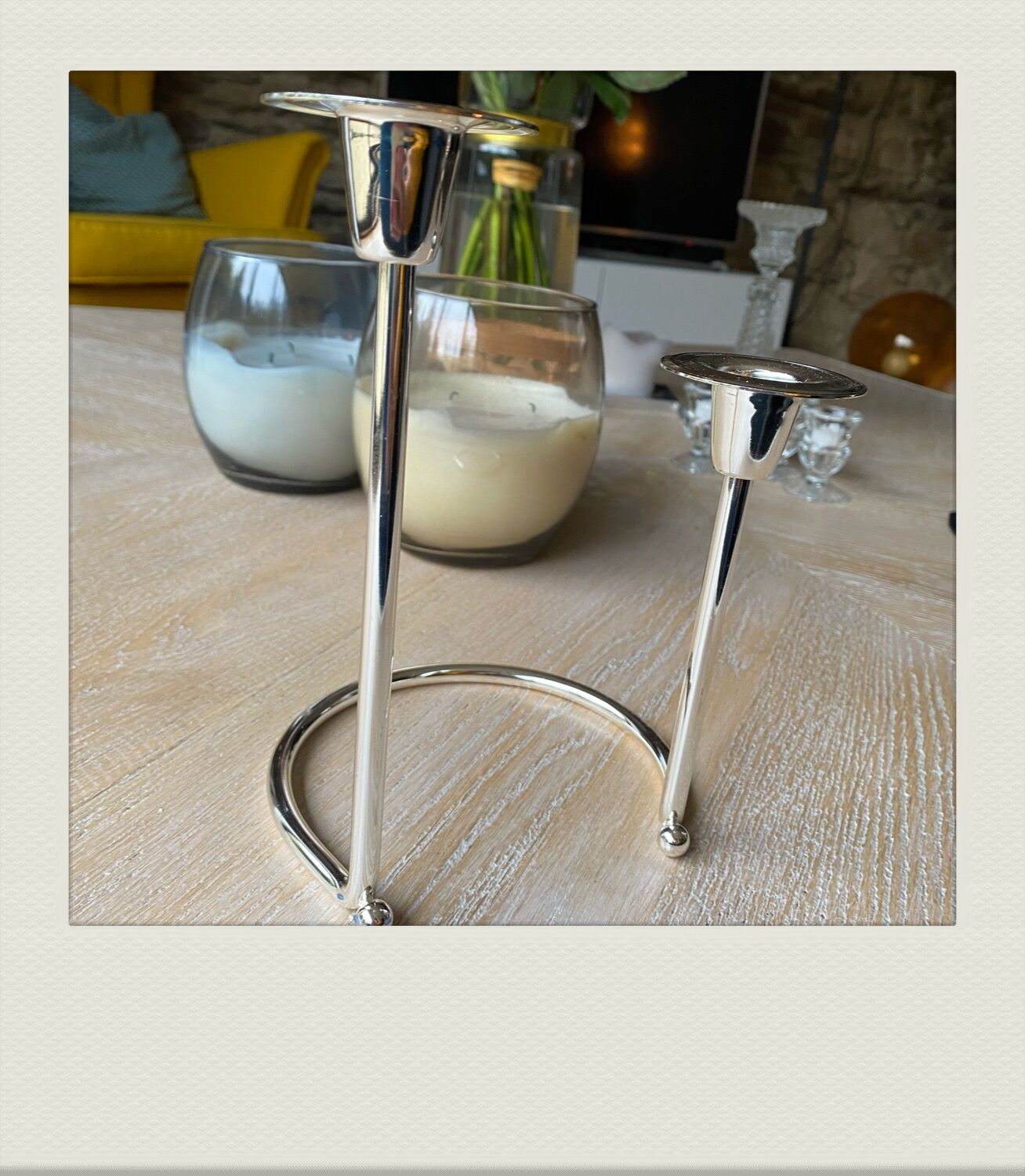 Bmf nagel silver metal chandelier