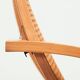 Gijs Bakker folding lounge chair rattan webbing for Castelijn, 1970s