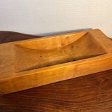 Centerpiece empty pocket basket solid elm