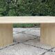 Table basse en travertin, années 70