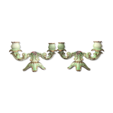 Pair of dabbling candlesticks