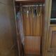 dark oak secretary armoire 1980s style