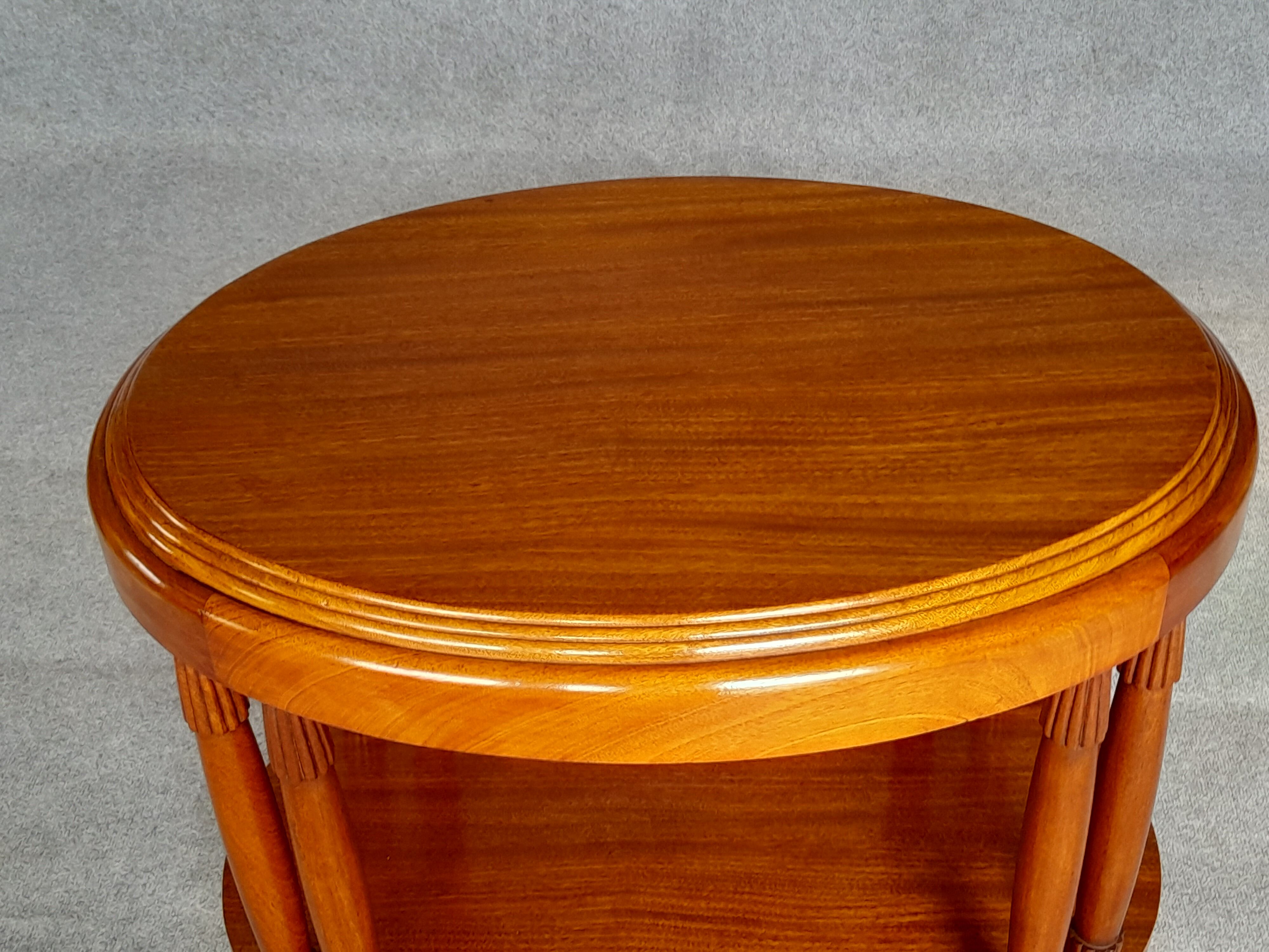 Art Deco period oval coffee table