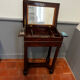 Empire period mahogany workbench