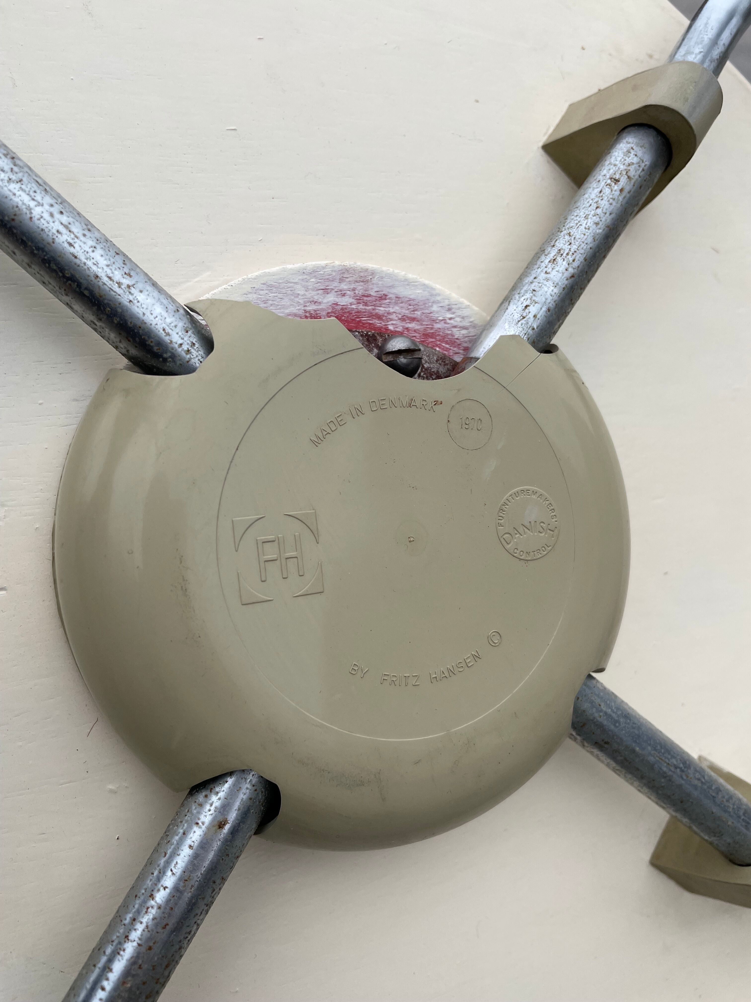 Chaise Mosquito par Arne Jacobsen pour Fritz Hansen, années 1970