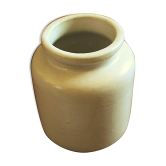 Mustard pot vintage glazed sandstone gray digoin