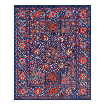 Tapis noué à la main, tapis turc vintage 245x303 cm