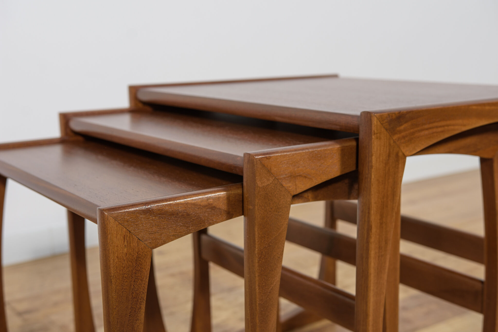Mid-Century Modern Teak Nesting Tables Designed by R. Bennett for G-Plan, United Kingdom, 1960s