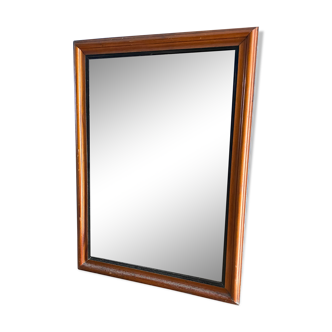 Miroir ancien en bois 1,07x80cm, 19eme