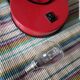 Retro red desk lamp