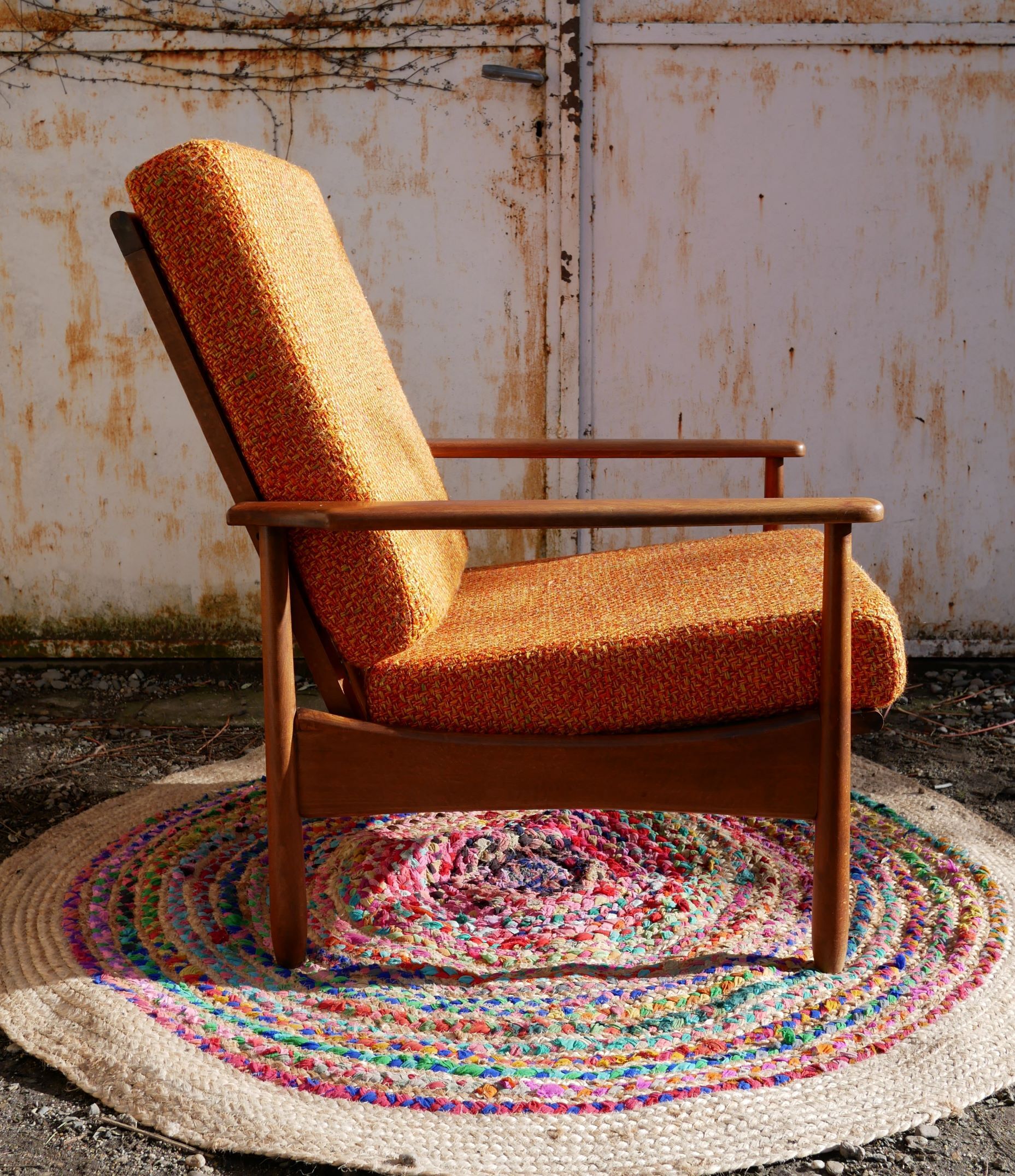 Scandinavian armchair teak