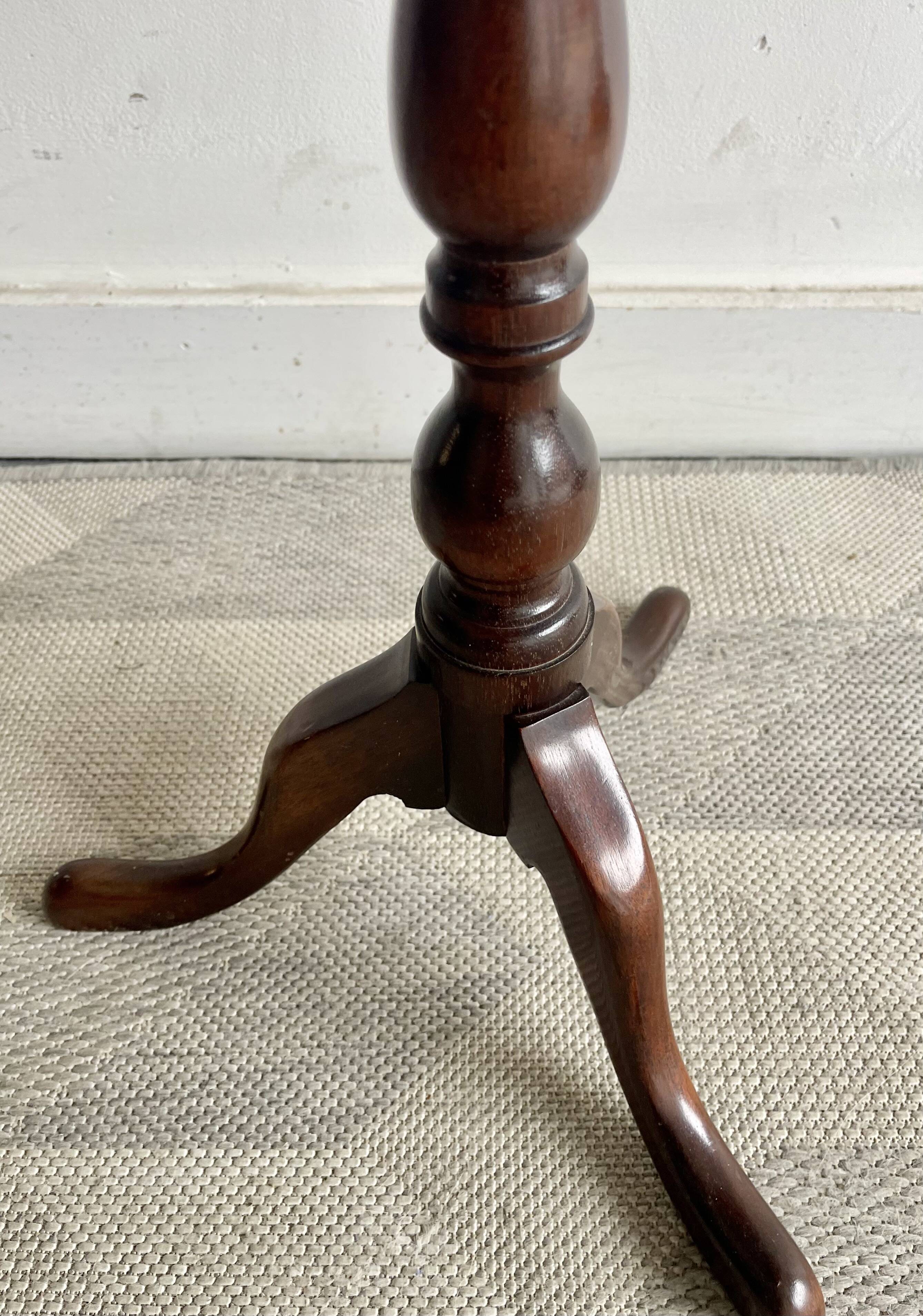 Vintage Round Side Table Plant Stand