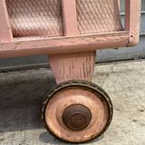 Vintage wooden doll's pram