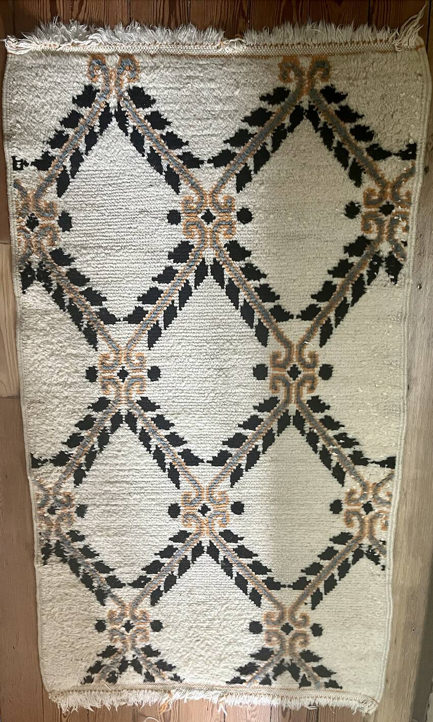 Two vintage Berber rugs from the 1970s