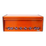 Vintage Brabantia (Holland) Orange Metal Bread Box