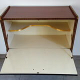 Furniture bar with wheels 60s