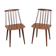 Pair of chairs in teak Folke Palsson d77 by FDB Møbelfabrik Folke Palsson