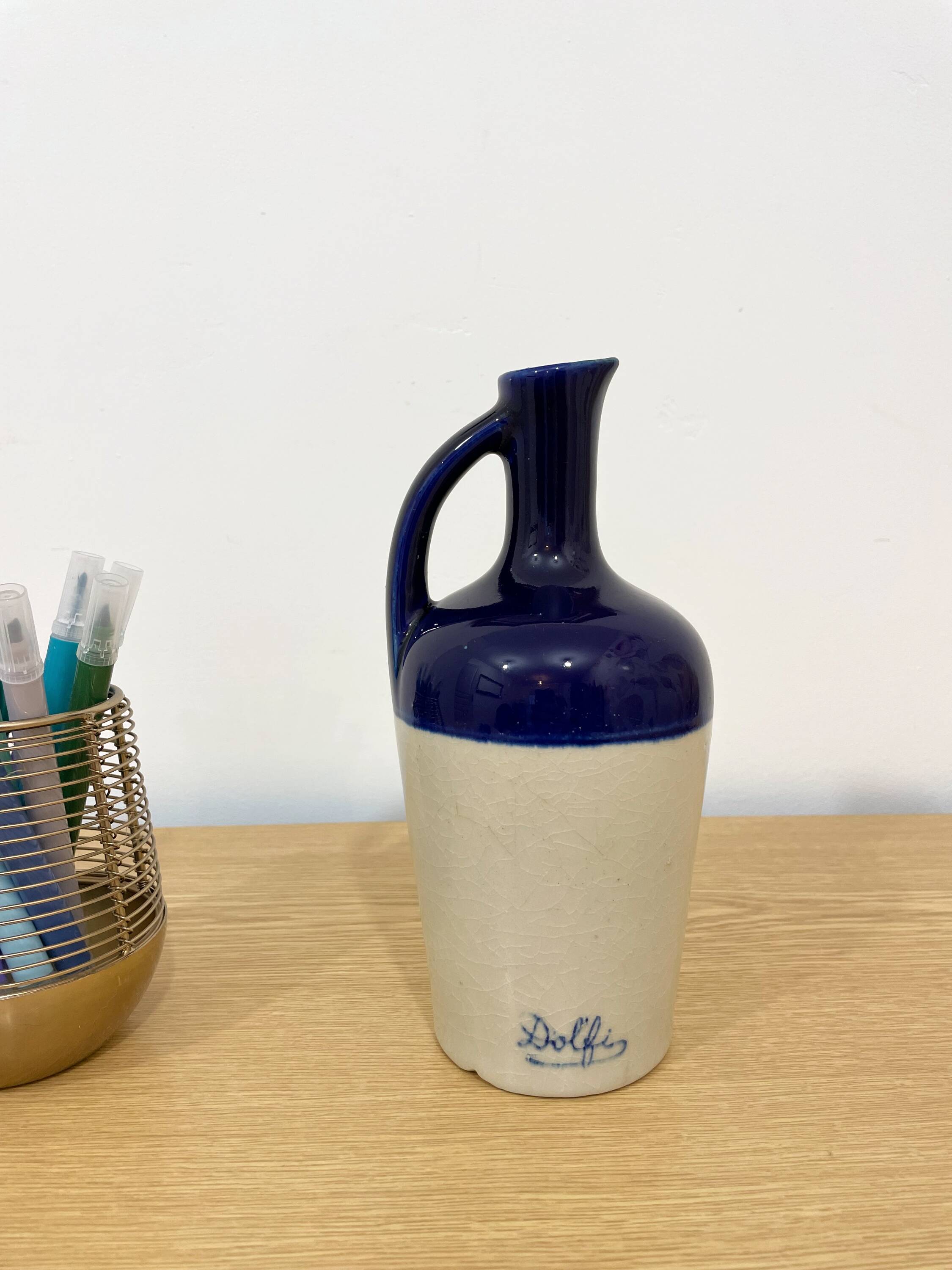 Dolfi pitcher vase from the 1950s.