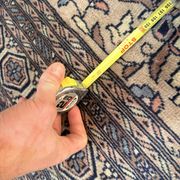 Vintage Persian Moud Carpet Handwoven Wool 240x160 Iran Oriental Old Salon