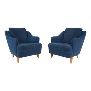 Paire de fauteuils italiens 50