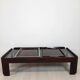 Pair of vintage trays in briar effect lucite