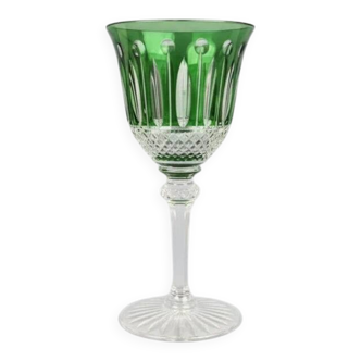 Saint Louis Tommy emerald crystal glass 18.5 cm