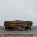 Carved wooden chapatis board