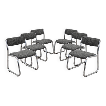 Set of six chairs, Italian design, 1980s, production: Italy