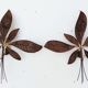 Pair of vintage metal sheets patinated around 1970'