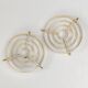Helge Zimdal two ceiling lamps "Löken" Sweden 1970s
