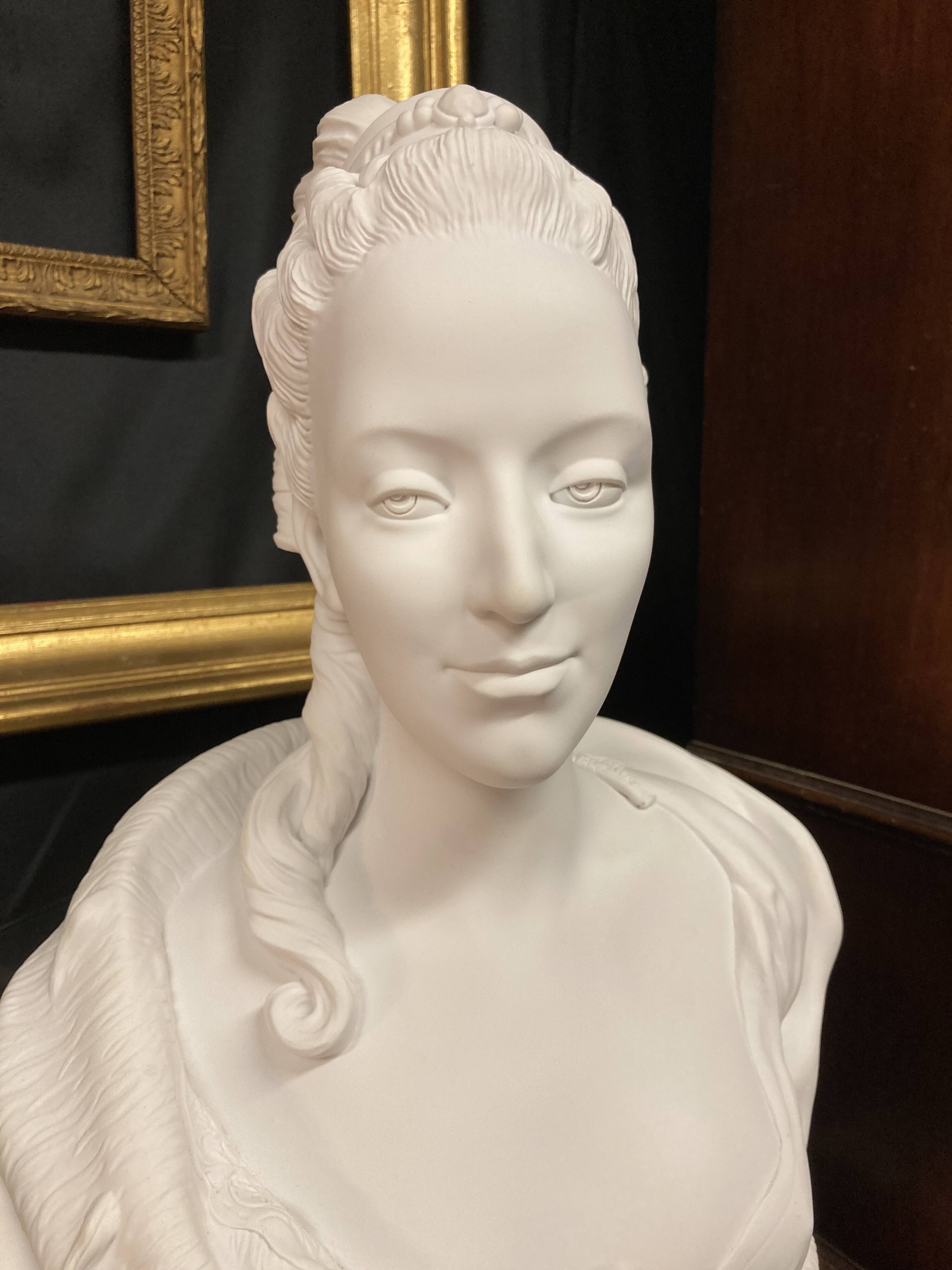 Jean-Baptiste Fournier, Bust of Marie-Antoinette after Augustin Pajou