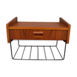 Scandinavian teak wall shelf