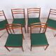 Chaises de salle à manger en tissu et teck par Victor Wilkins pour G-Plan, années 1960, ensemble de 6.