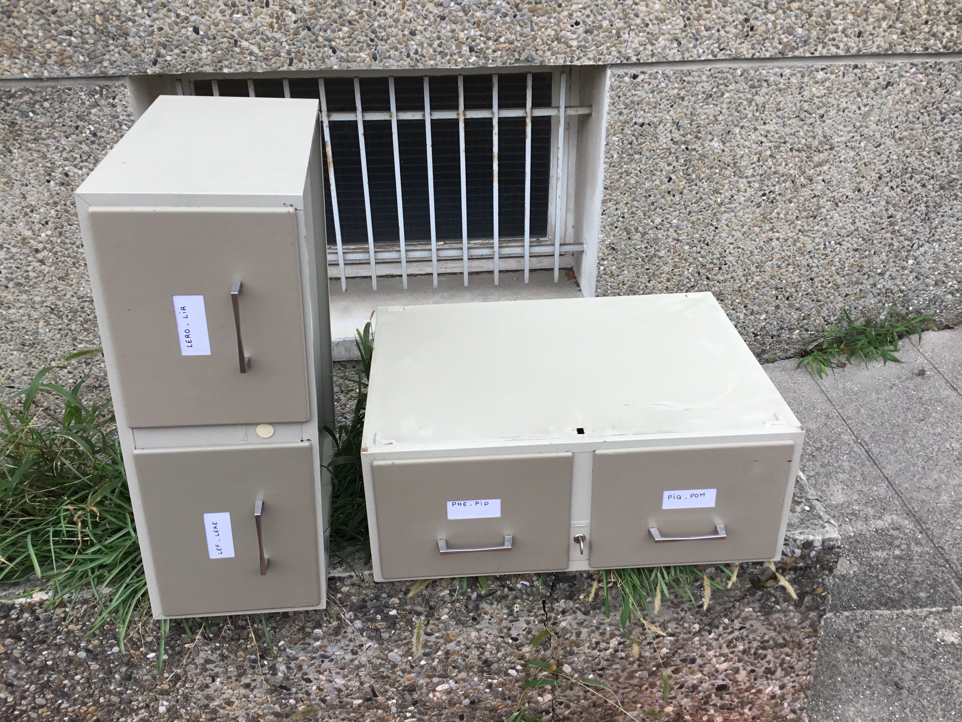 Metal lockers