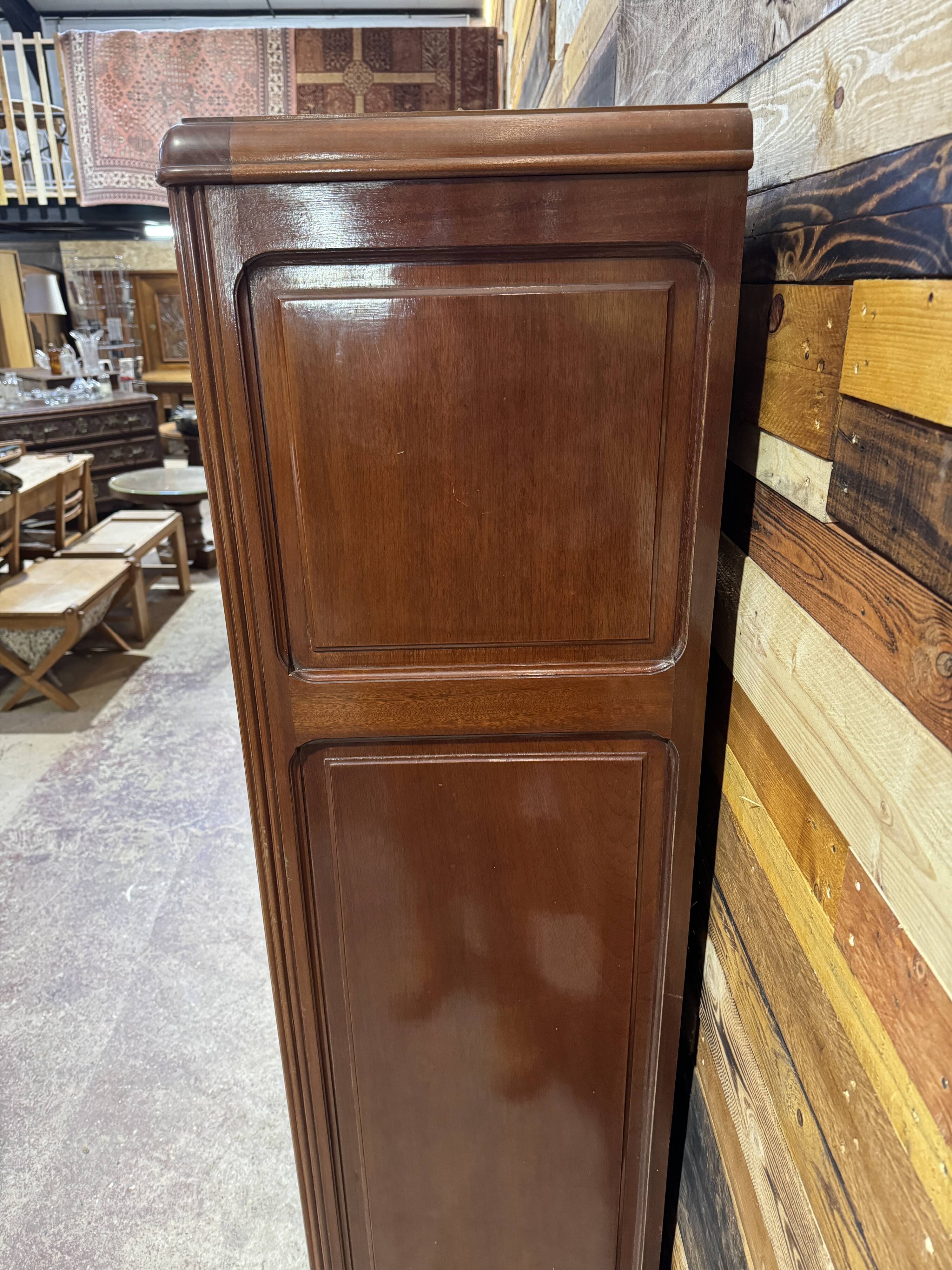Art Deco Walnut Office Cabinet
