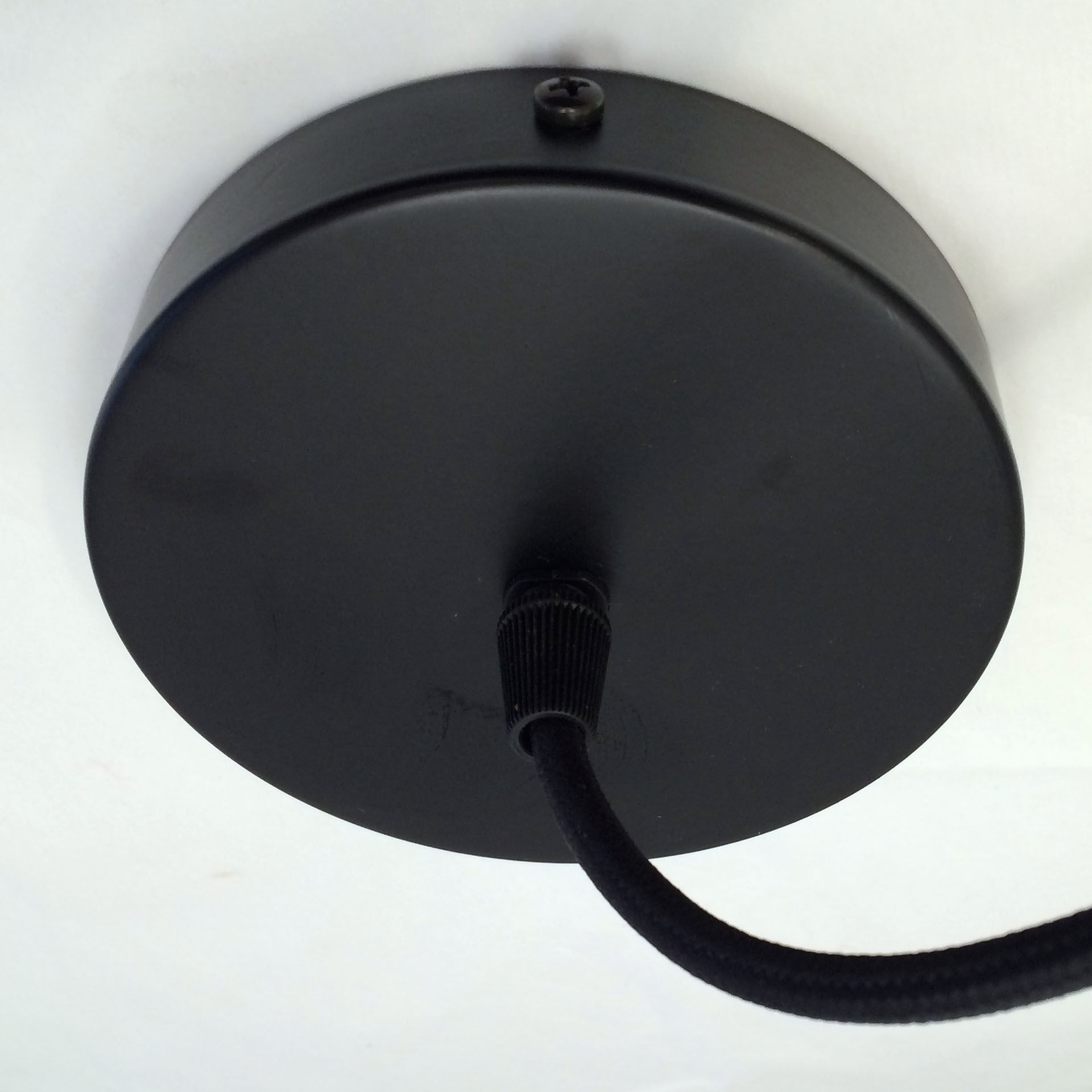 Suspension lampshade in old glass Cristallerie de Vallérysthal type Holophane workshop garage