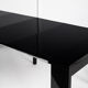 Vintage extendable table / console in lacquered wood by Paul Michel, France 1990