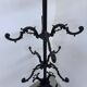 Large ornate cast iron hall tree coat stand with 12 hooks