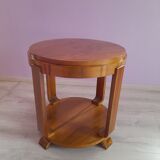 Round art deco coffee table
