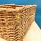 Panier valise en osier