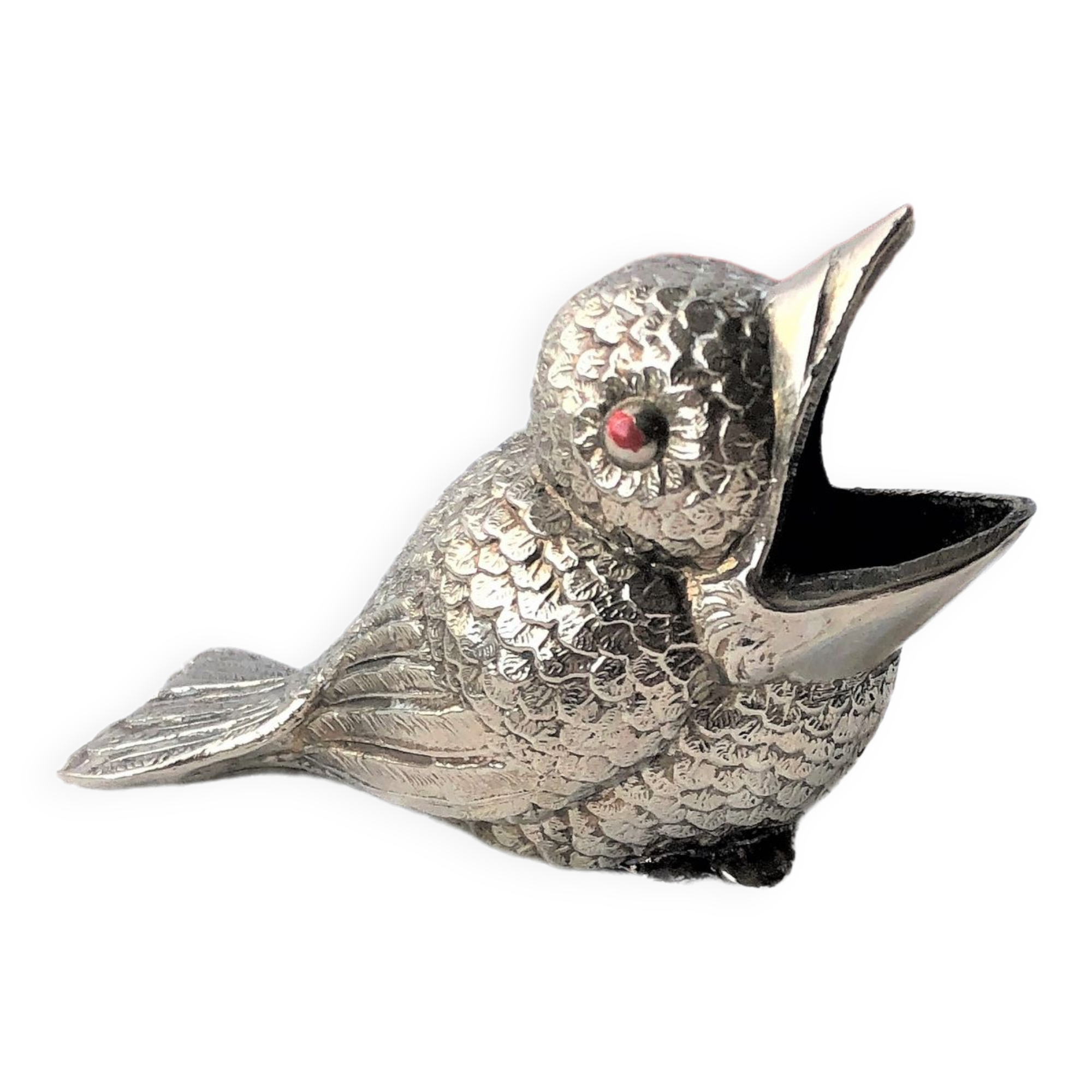 Figurine birds ashtray or pike holder