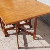 Scandinavian beech drop-leaf table