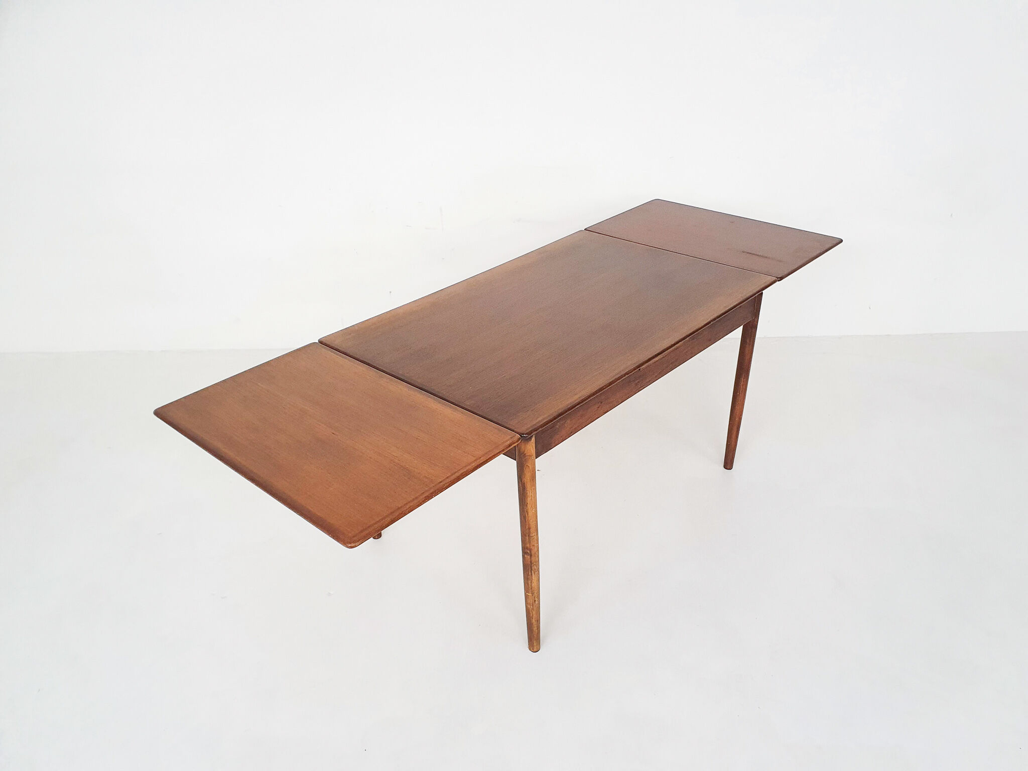 Mid-century teak extendable dining table, 1950's